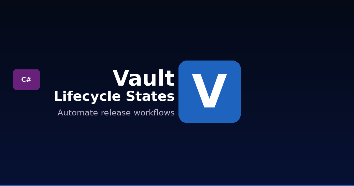 Lifecyclestatussen beheren in Vault met C#